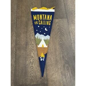 Yoho & Co Montana Is Calling Felt Pennant